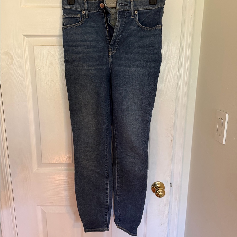 Everlane Dark Blue Skinny Jeans
